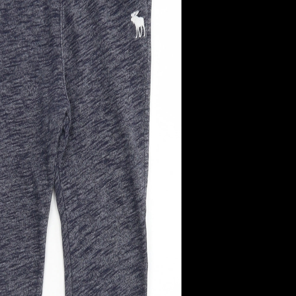 abercrombie kids Boys Blue  Cotton Jogger Trousers Size 9-10 Years  Regular Drawstring