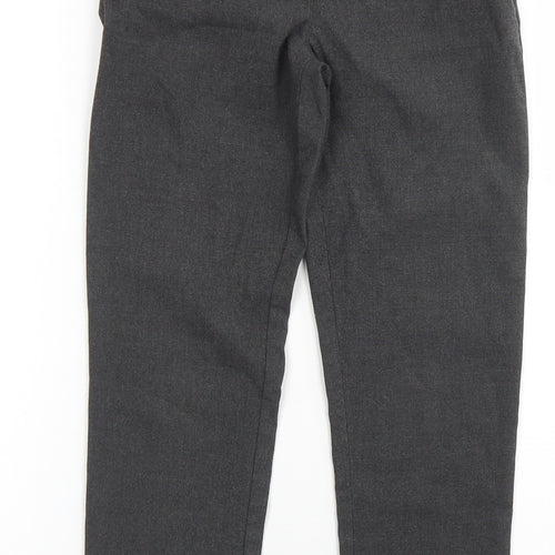 NEXT Boys Grey  Polyester Dress Pants Trousers Size 10 Years  Slim Hook & Eye - School Wear
