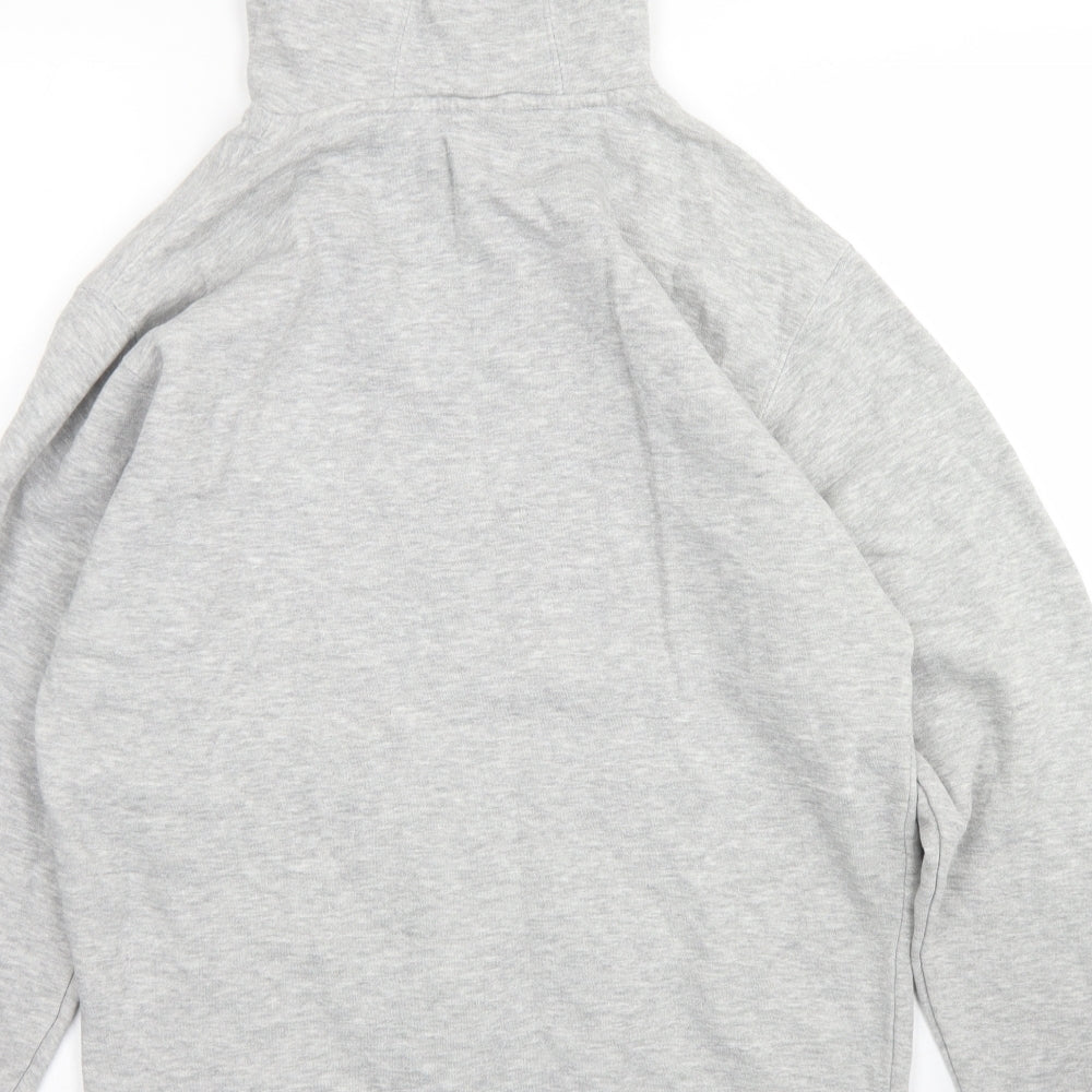 Lane 7 Mens Grey  Cotton Pullover Hoodie Size M   - Club Penguin