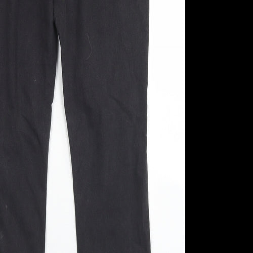BAF Womens Black  Cotton Skinny Jeans Size 12 L30 in Regular Button