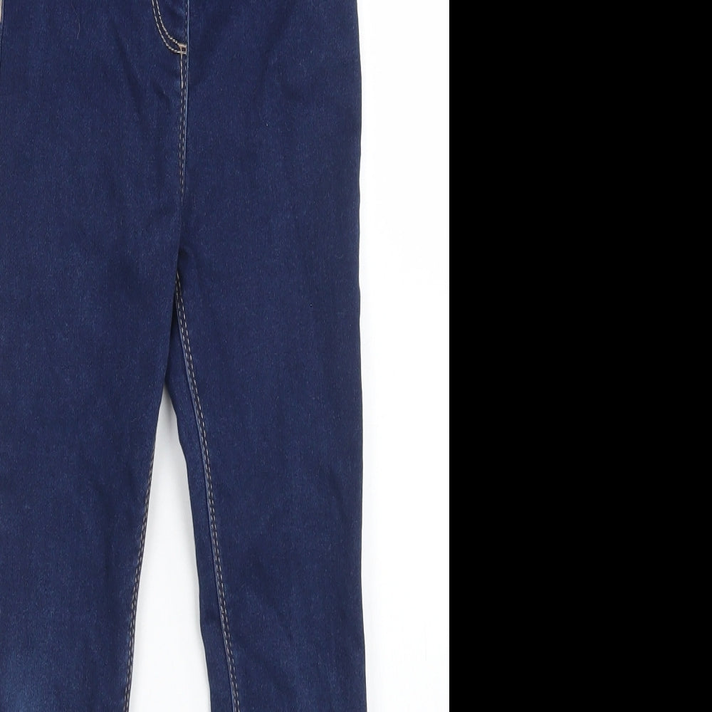 George Girls Blue  Cotton Jegging Jeans Size 7-8 Years  Regular