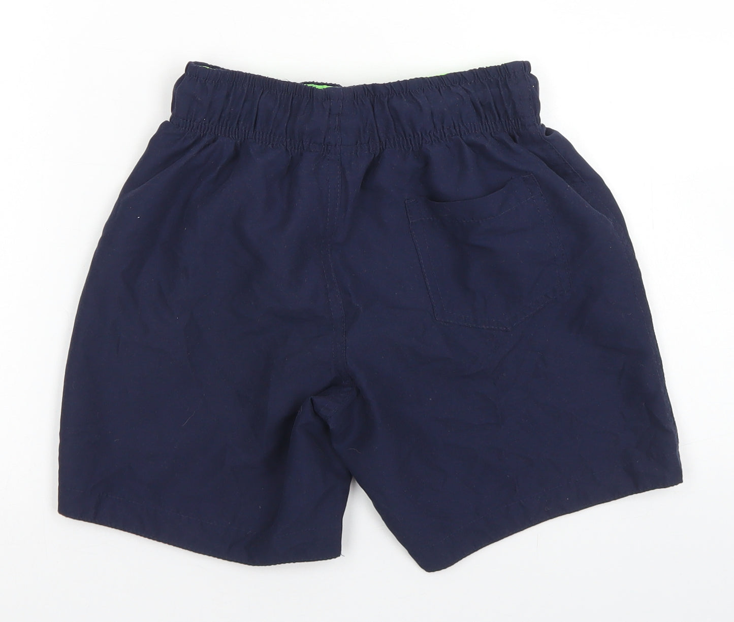 Primark Boys Blue  Polyester Utility Shorts Size 9-10 Years  Regular Drawstring