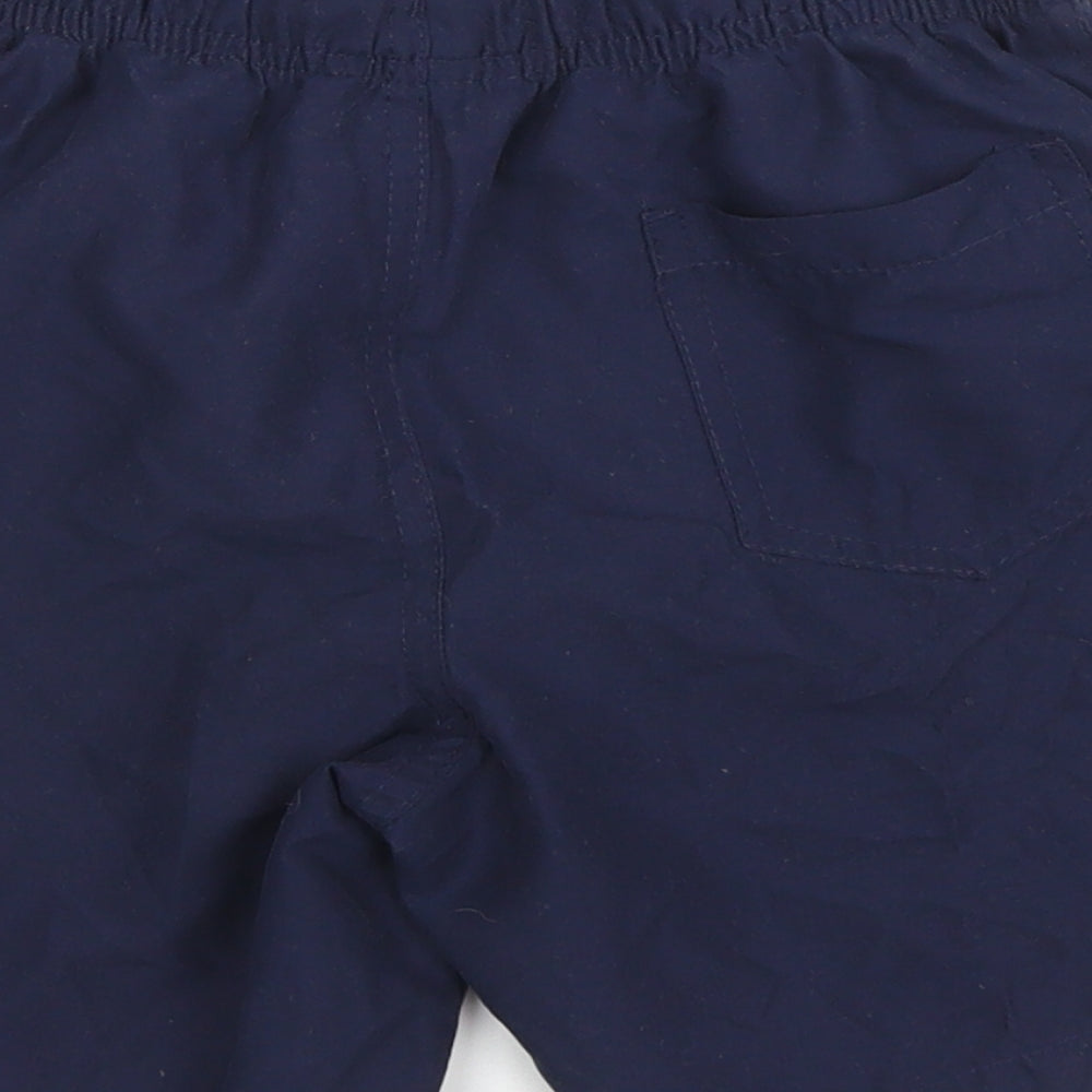 Primark Boys Blue  Polyester Utility Shorts Size 9-10 Years  Regular Drawstring