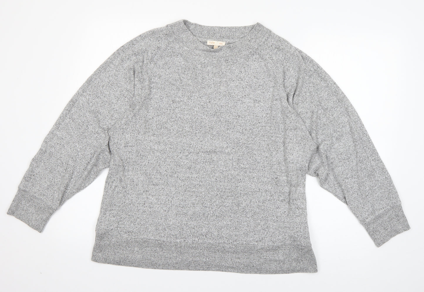 F&F Womens Grey  Viscose Pullover Sweatshirt Size 16  Pullover
