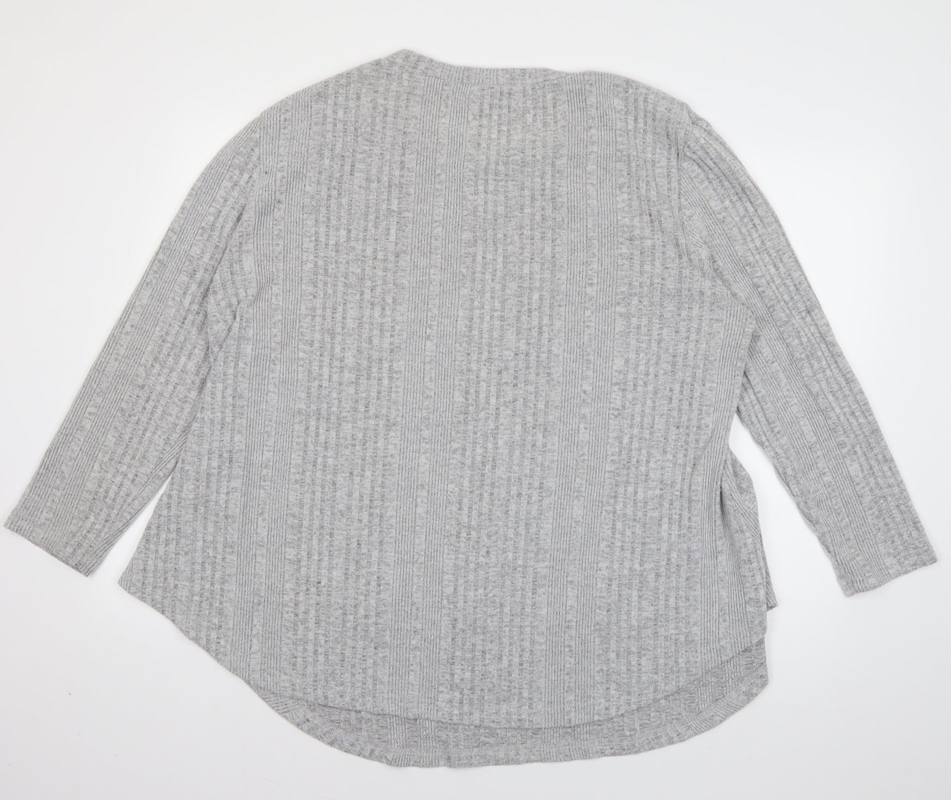 SheIn Womens Grey Polyester Pullover Sweatshirt Size 2XL Pullover
