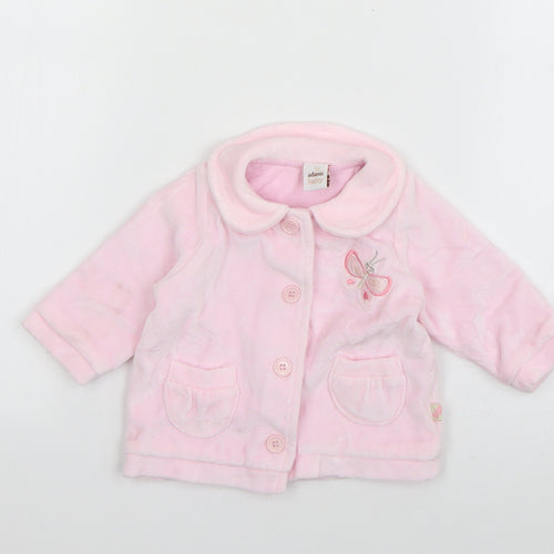 Adams Girls Pink   Jacket  Size 0-3 Months   Button