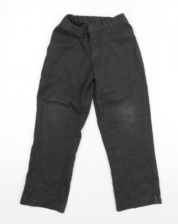 George Boys Grey Polyester Dress Pants Trousers Size 5-6 Years Regular