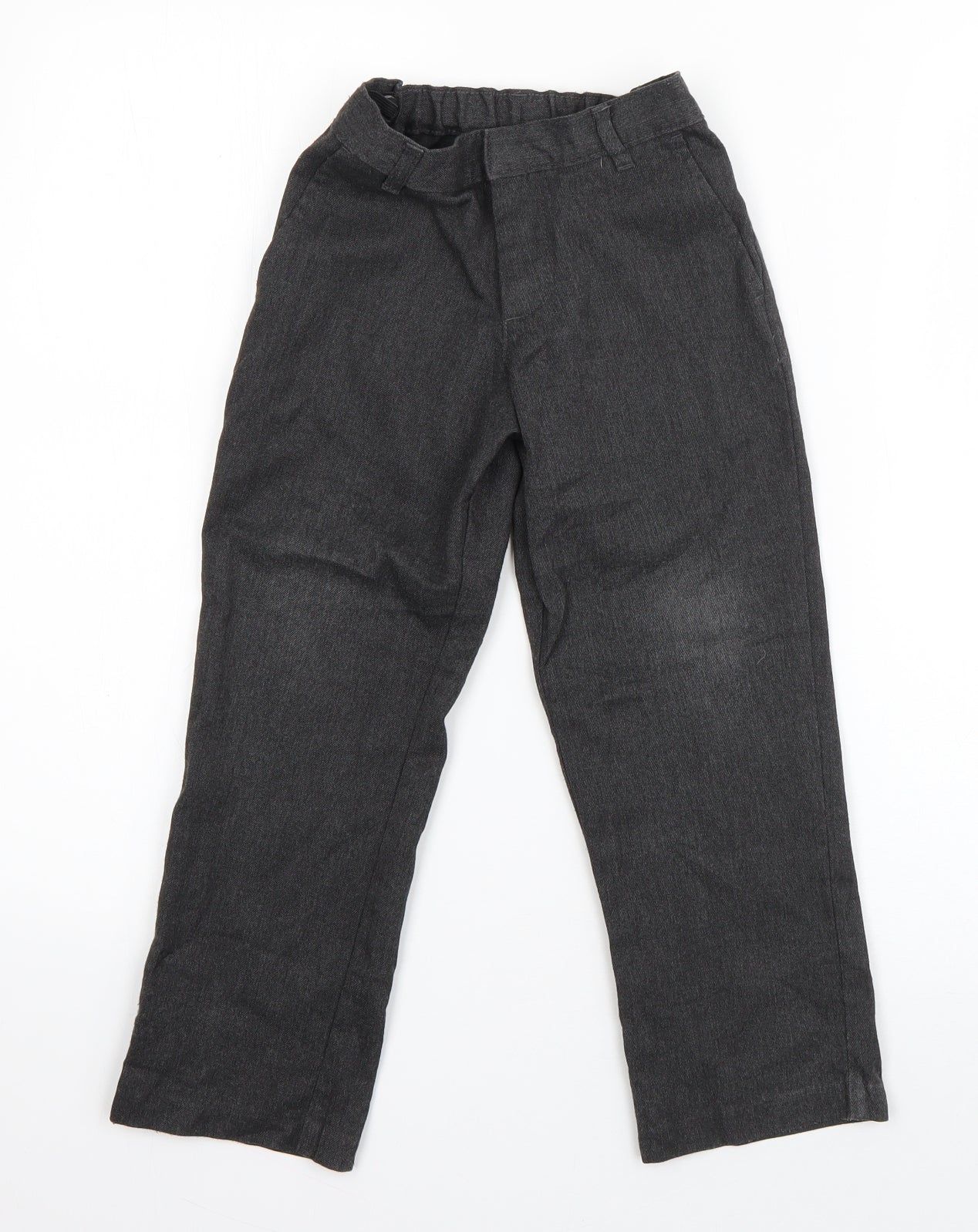 George Boys Grey  Polyester Dress Pants Trousers Size 5-6 Years  Regular