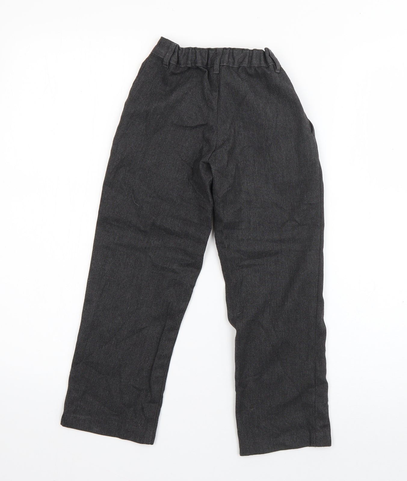 George Boys Grey  Polyester Dress Pants Trousers Size 5-6 Years  Regular