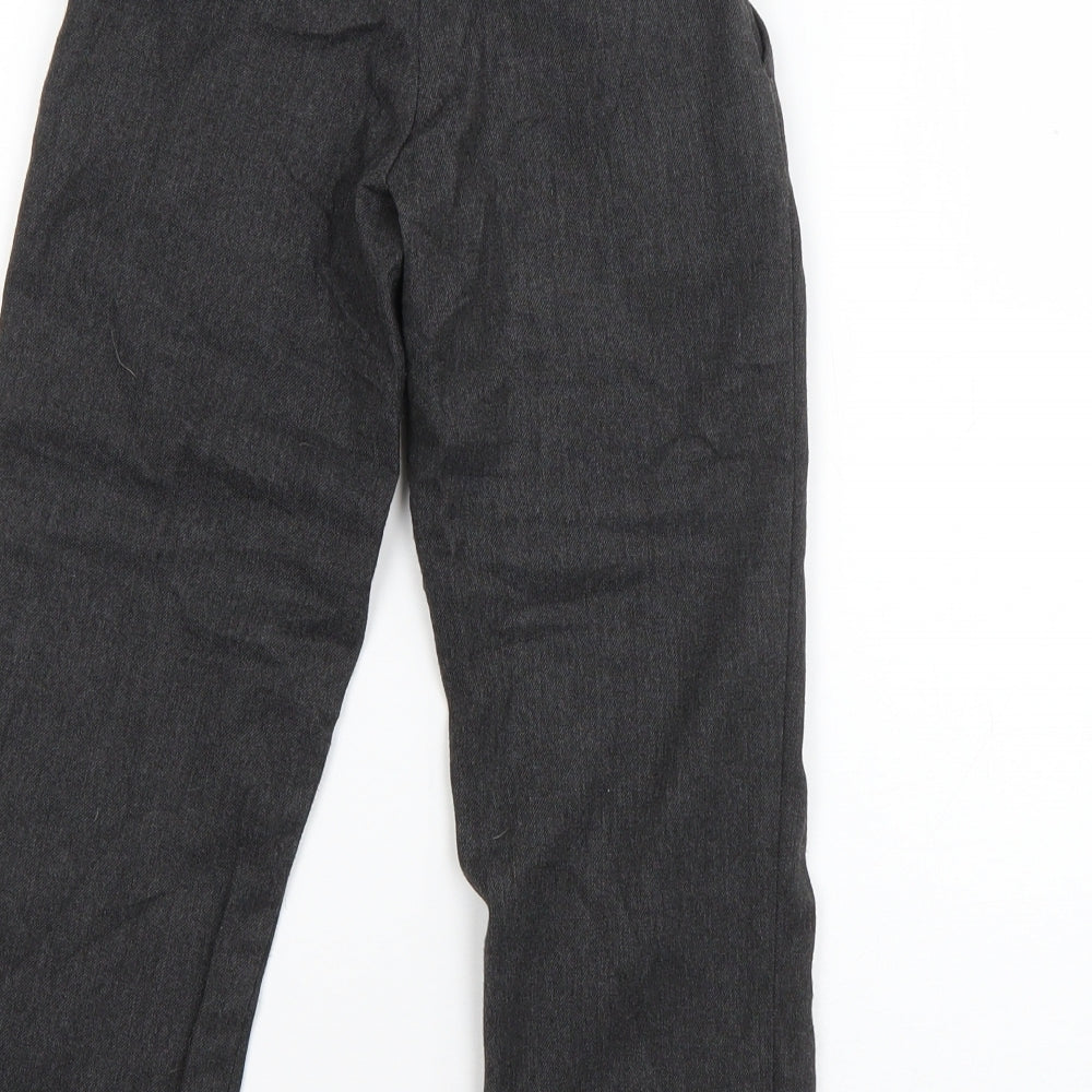 George Boys Grey  Polyester Dress Pants Trousers Size 5-6 Years  Regular