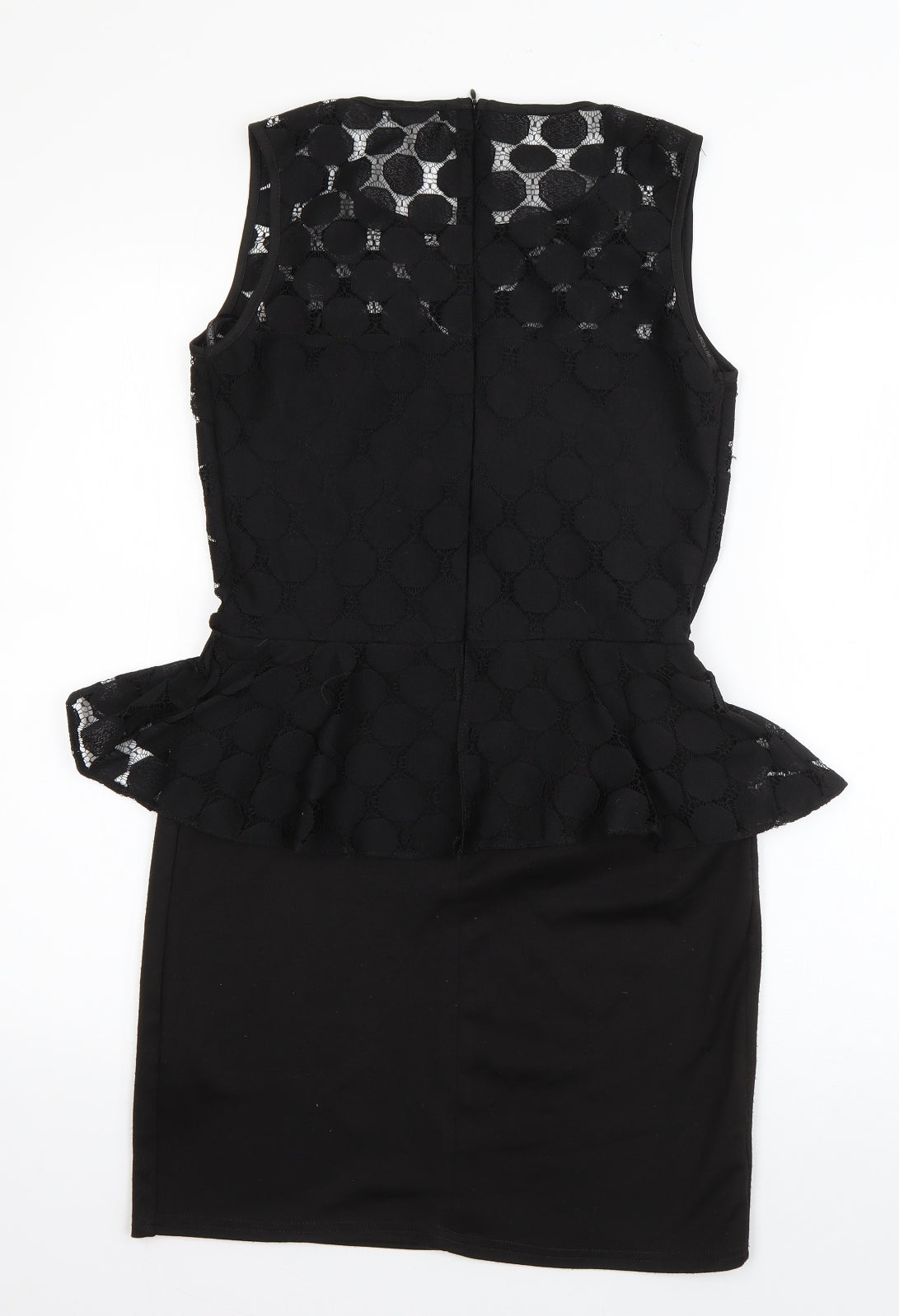 Atmosphere Womens Black  Polyester Mini  Size 12  Round Neck Pullover