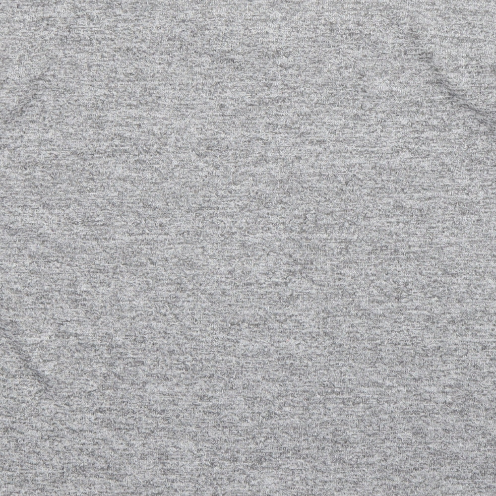 Atmosphere Womens Grey  Polyester Jersey Blouse Size 14 Boat Neck