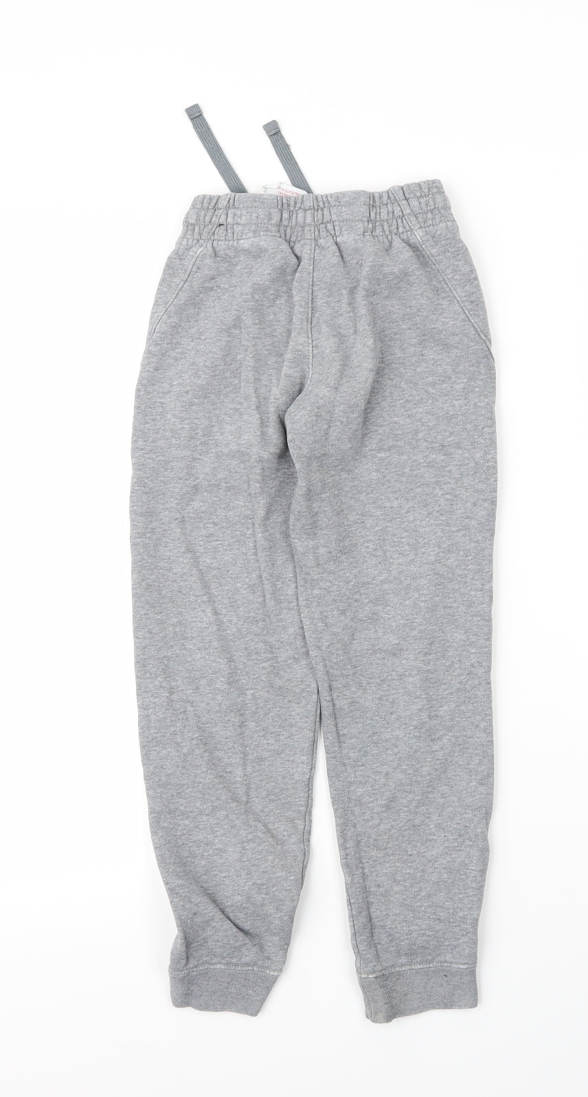Nike Boys Grey  Cotton Sweatpants Trousers Size 8 Years L21 in Regular Drawstring
