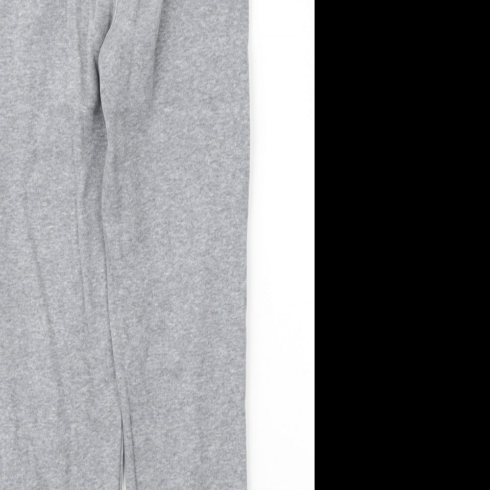 Nike Boys Grey  Cotton Sweatpants Trousers Size 8 Years L21 in Regular Drawstring
