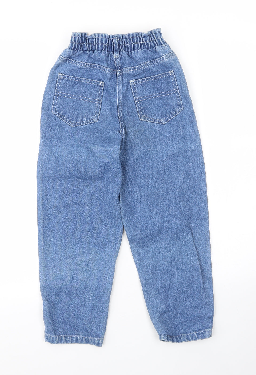 Ladybird Girls Blue  Cotton Straight Jeans Size 6 Years  Regular Zip