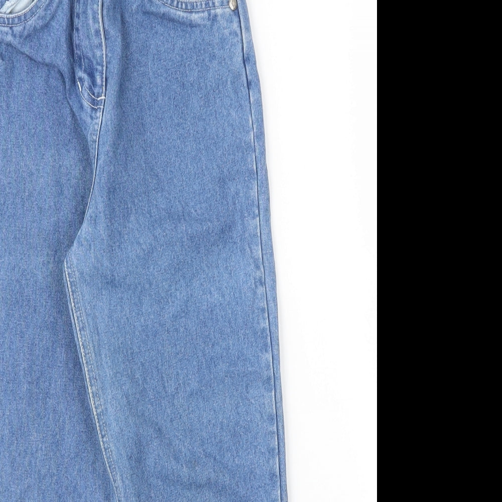 Ladybird Girls Blue  Cotton Straight Jeans Size 6 Years  Regular Zip