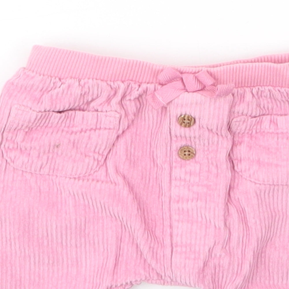 NEXT Girls Pink  Cotton Capri Jeans Size 0-3 Months