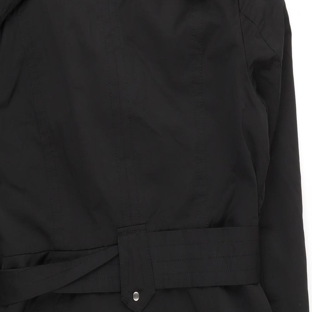 Minus Womens Black   Pea Coat Coat Size 14  Button