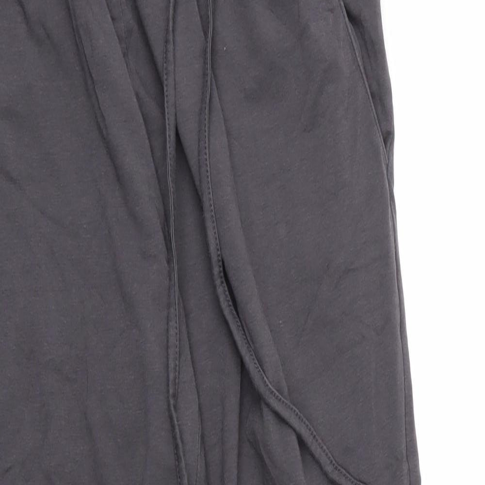 Hush Womens Grey  Modal Harem Trousers Size 8 L27 in Regular Drawstring