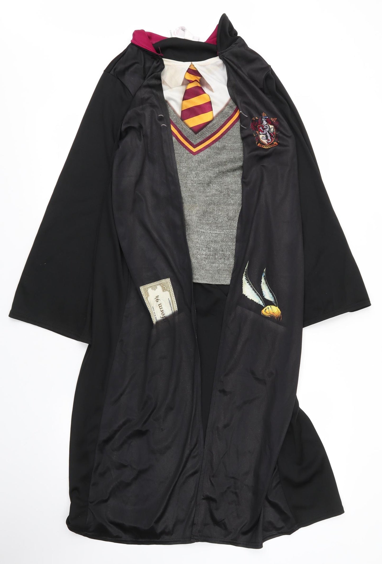 George Boys Black Round Neck  Polyester Cape Jumper Size 11 Years   - Halloween, Harry Potter