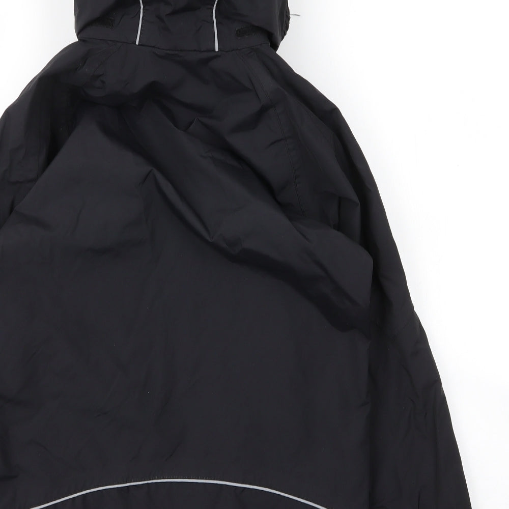 Trepass Boys Black   Parka Coat Size 9 Years  Zip