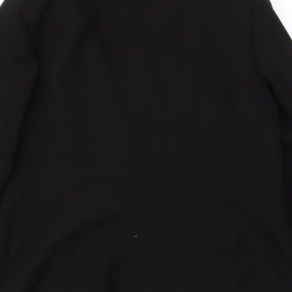 Papaya Womens Black  Polyester Jacket Suit Jacket Size 18