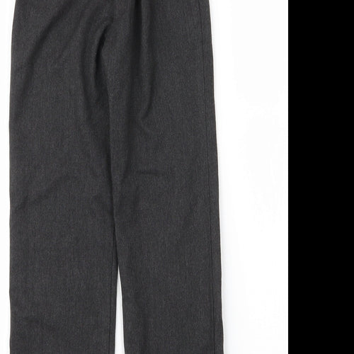 F&F Boys Grey  Viscose Capri Trousers Size 7 Years L21 in Regular Zip