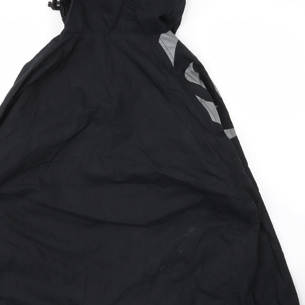Animal Mens Black   Parka Coat Size L  Zip