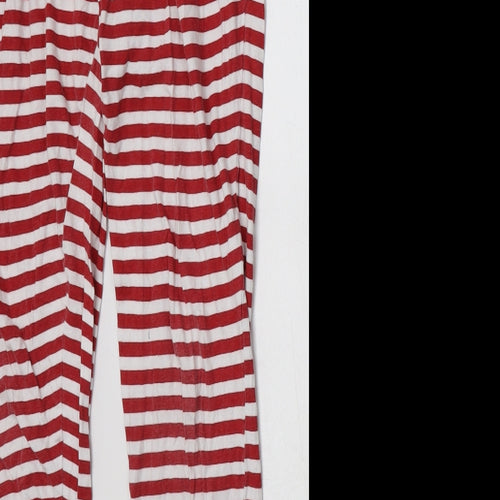 Love To Dream Womens Green Striped Cotton  Pyjama Set Size 10   - team elf