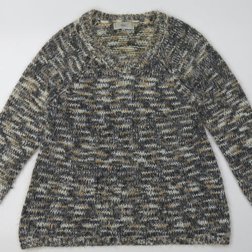 NEXT Womens Grey  Acrylic Pullover Sweatshirt Size 14  Pullover