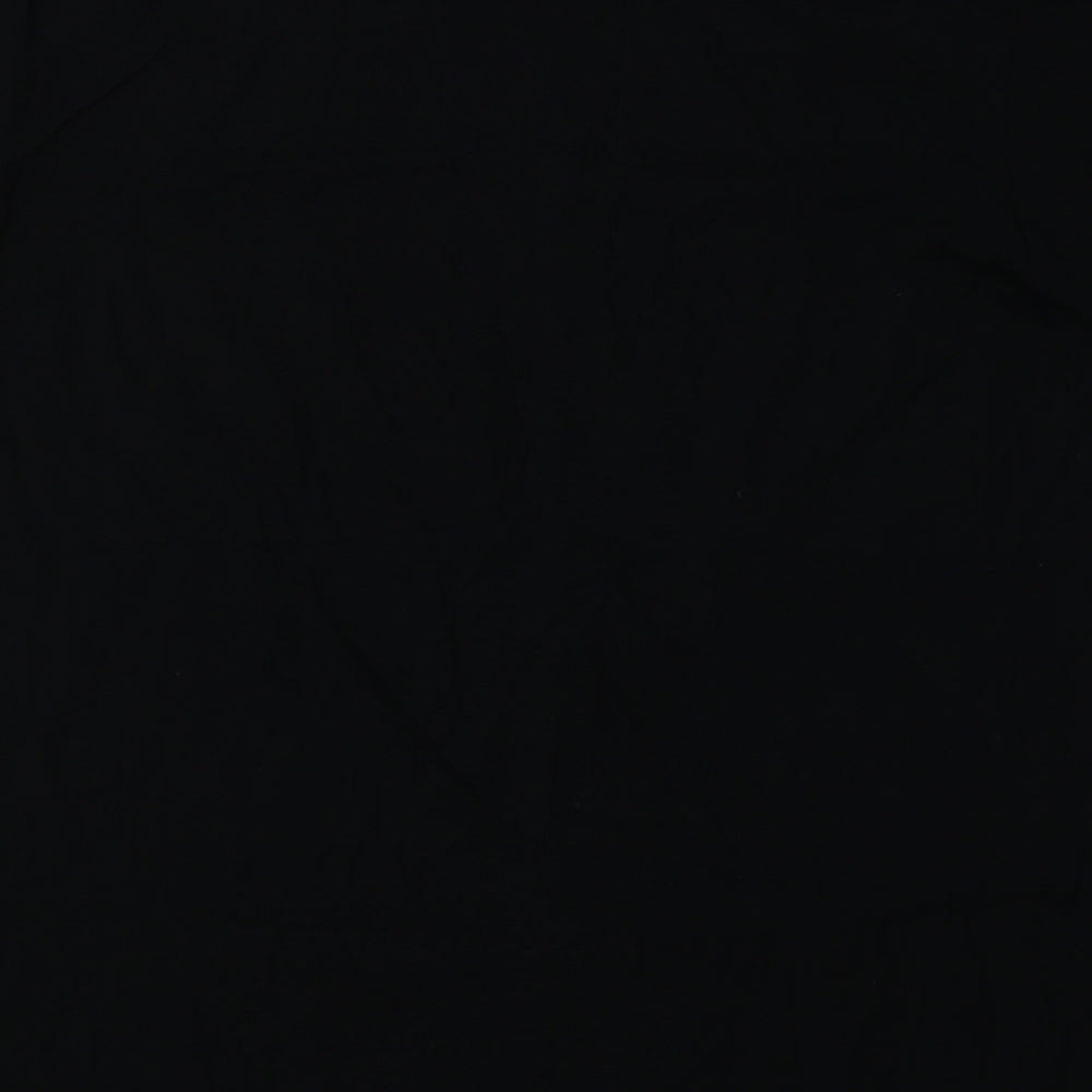 Gildan Womens Black  Cotton Basic T-Shirt Size XL Crew Neck - bride tribe