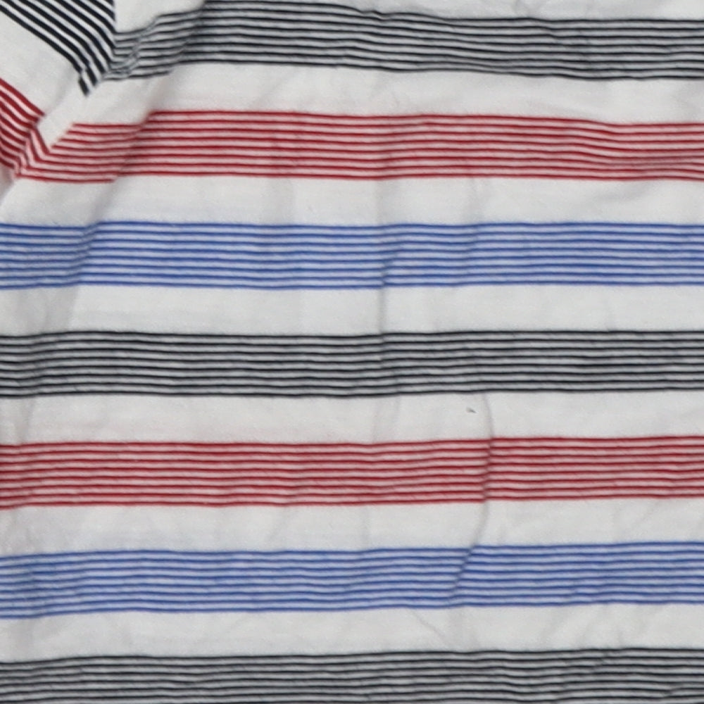 Debenhams Boys Multicoloured Striped Cotton Basic Casual Size 18-24 Months Crew Neck Pullover