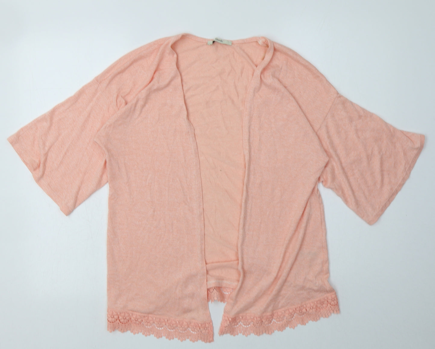 George Womens Pink V-Neck  Viscose Cardigan Jumper Size 12