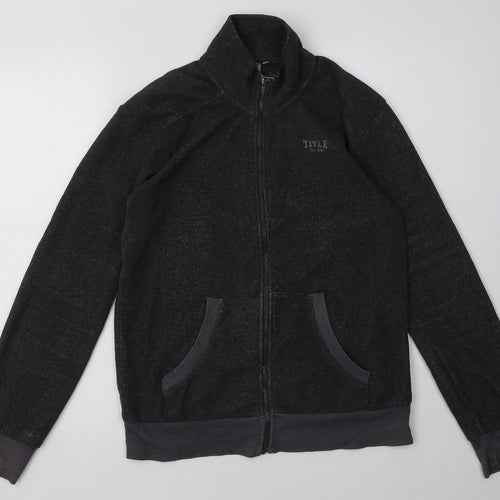 TITLE Womens Grey  Polyester Full Zip Sweatshirt Size 10  Zip