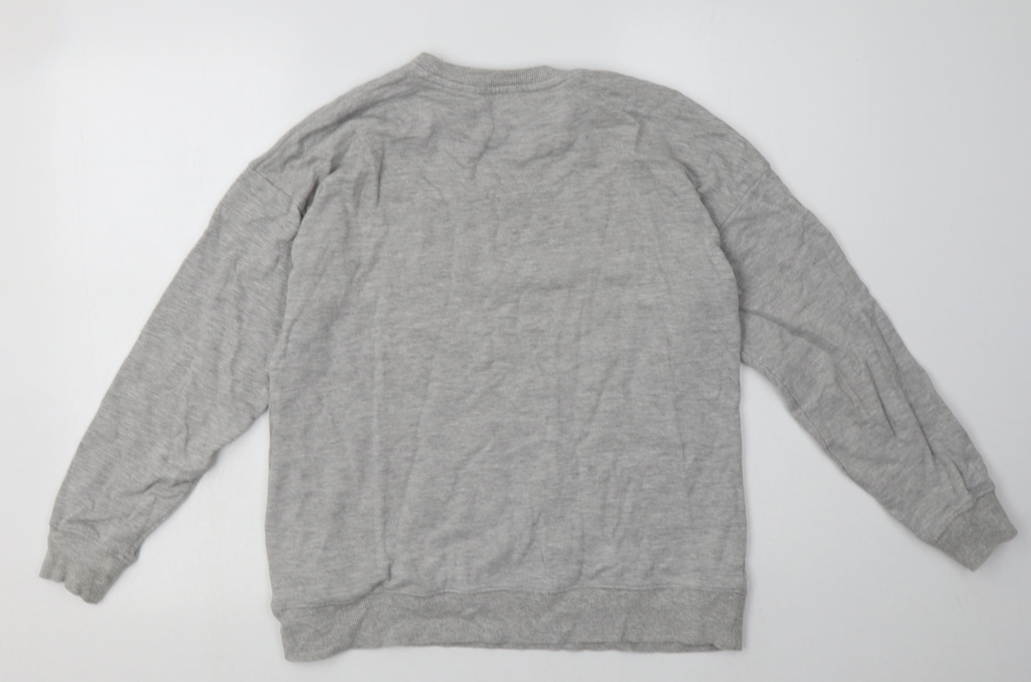 ASOS Womens Grey  Cotton Pullover Sweatshirt Size 8  Pullover