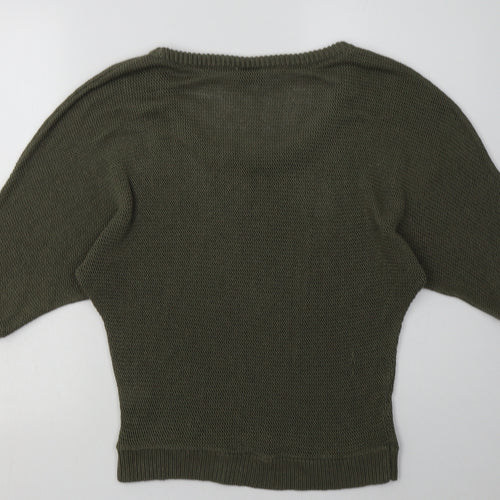 Sparkle & Fade Womens Green  Acrylic Pullover Sweatshirt Size L  Pullover
