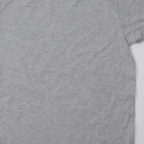 Primark Womens Grey  Coir Basic T-Shirt Size L Crew Neck - Fortnite