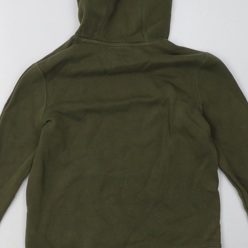 Nike Boys Green  Cotton Pullover Hoodie Size 9-10 Years  Pullover
