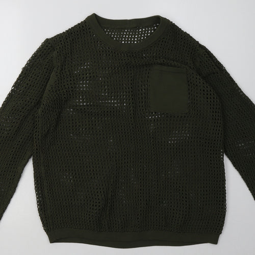 NEXT Womens Green  Viscose Pullover Sweatshirt Size M  Pullover