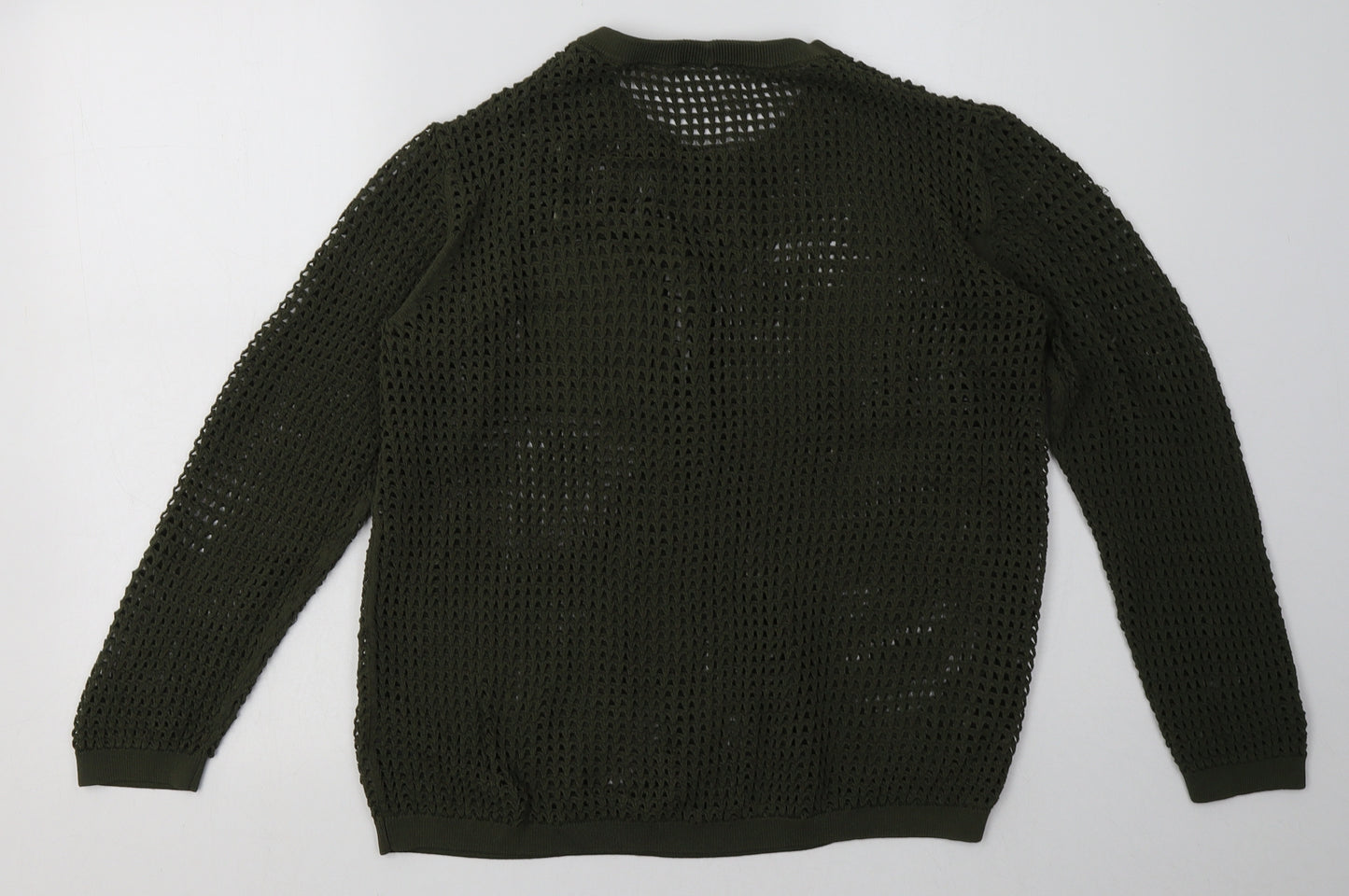 NEXT Womens Green  Viscose Pullover Sweatshirt Size M  Pullover
