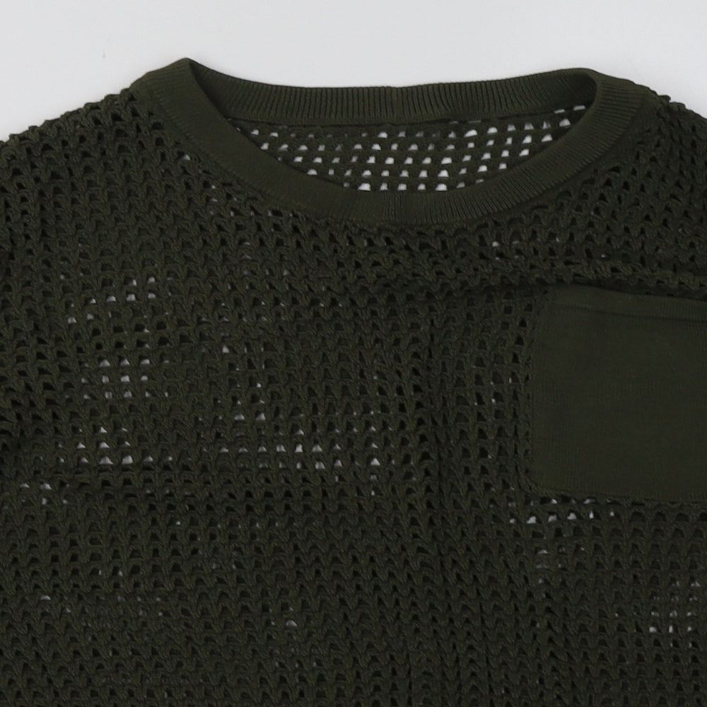 NEXT Womens Green  Viscose Pullover Sweatshirt Size M  Pullover