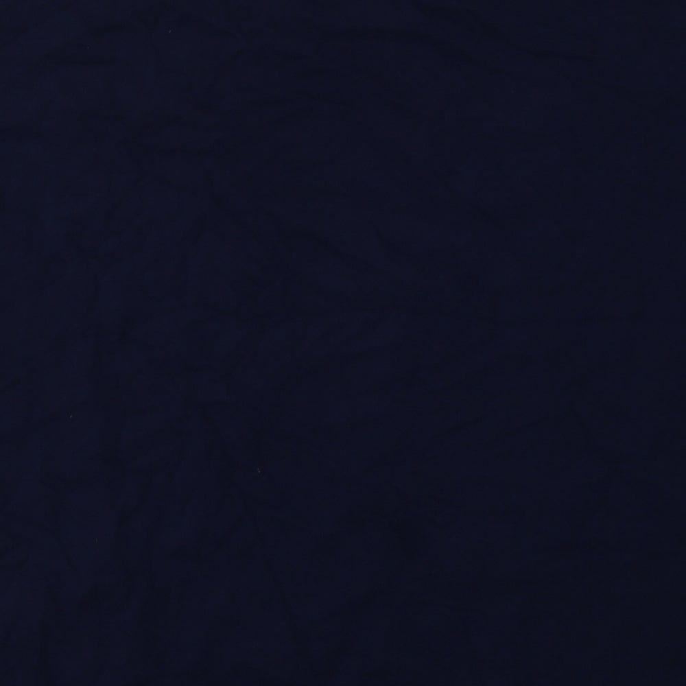 Delta Mens Blue  Cotton  T-Shirt Size L Crew Neck  - death valley