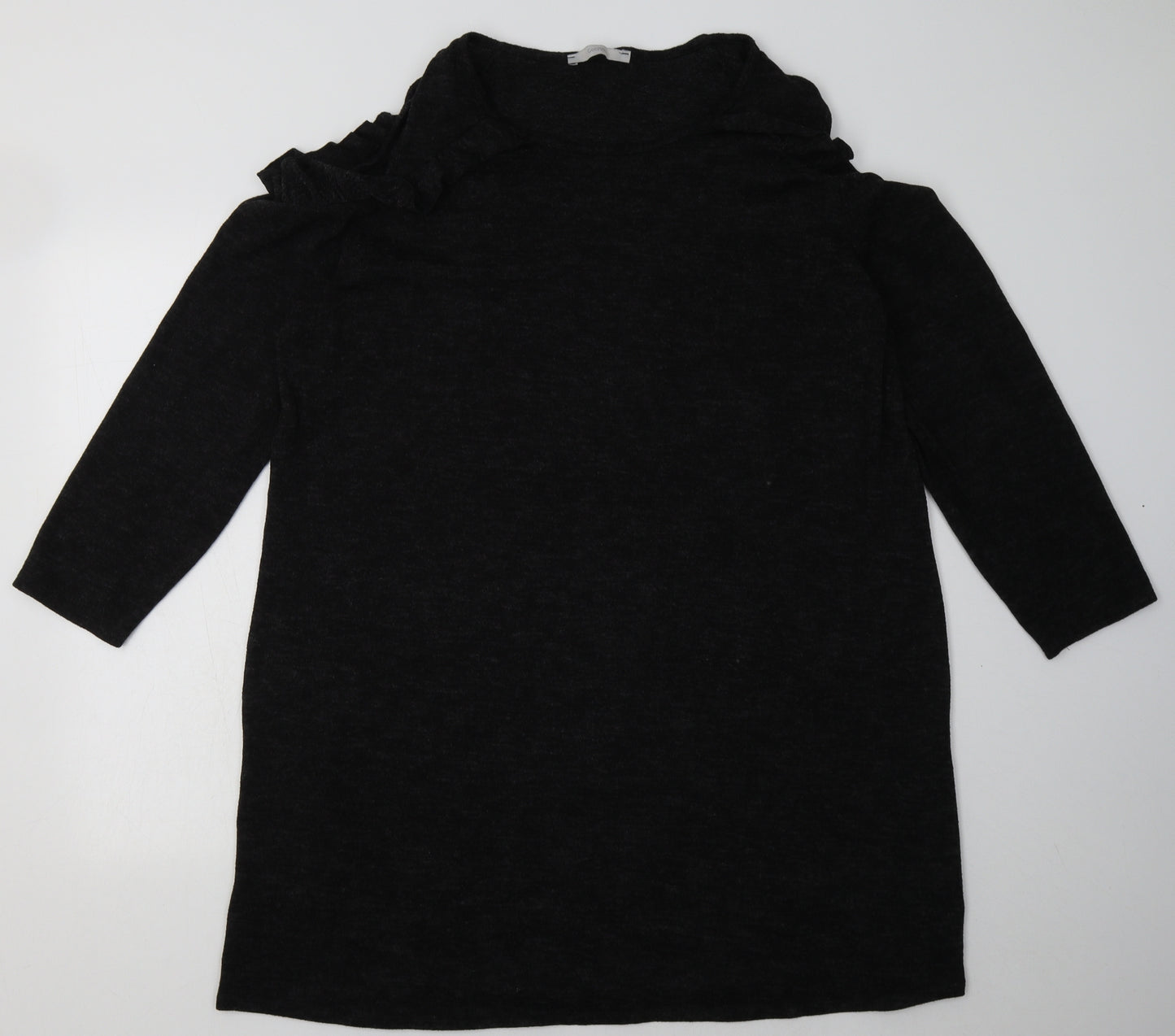 George Womens Black  Polyester Jumper Dress  Size 20  Crew Neck Pullover - Cold Shoulder