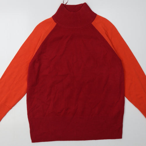 Marks and Spencer Womens Red  Acrylic Pullover Sweatshirt Size S  Pullover