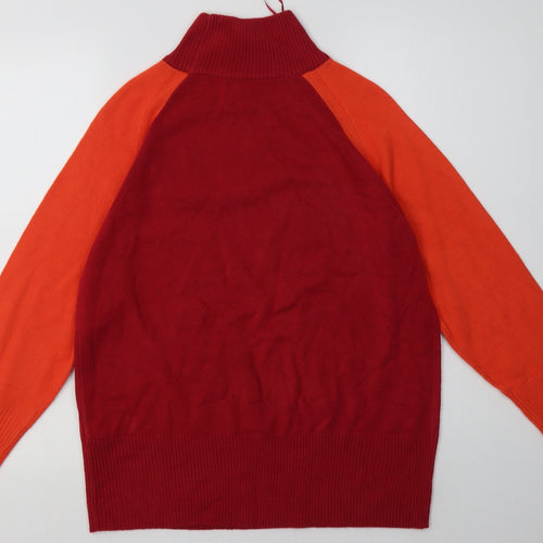 Marks and Spencer Womens Red  Acrylic Pullover Sweatshirt Size S  Pullover