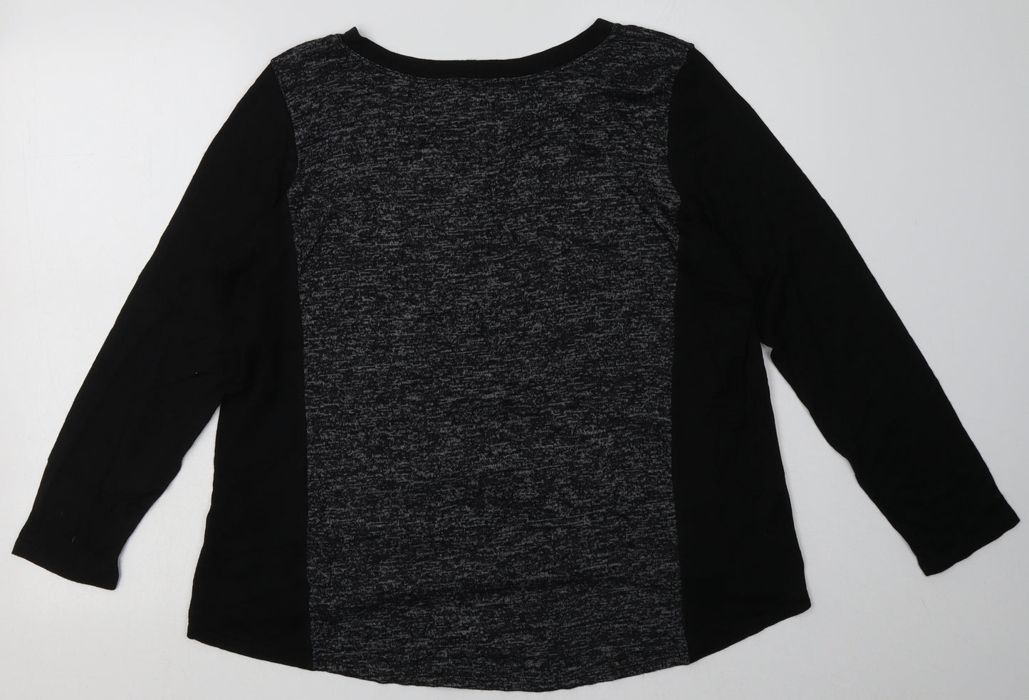 dante malan Womens Grey  Viscose Pullover Sweatshirt Size L  Pullover