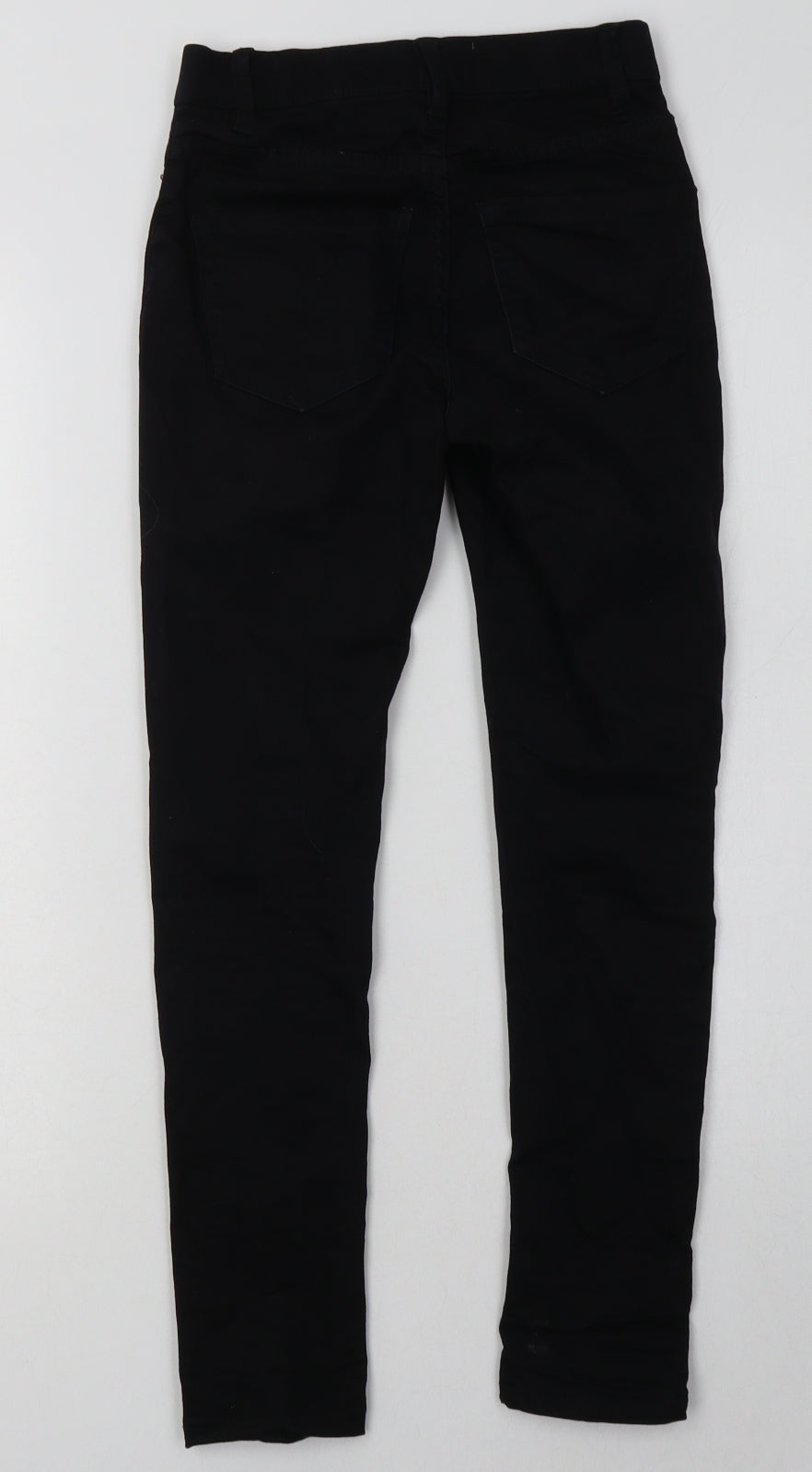 New Look Womens Black  Cotton Jegging Trousers Size 4 L26 in Regular