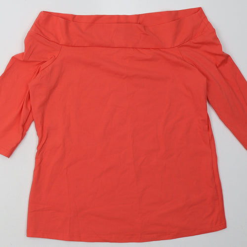 Wallis Womens Pink  Cotton Pullover Sweatshirt Size 12  Pullover