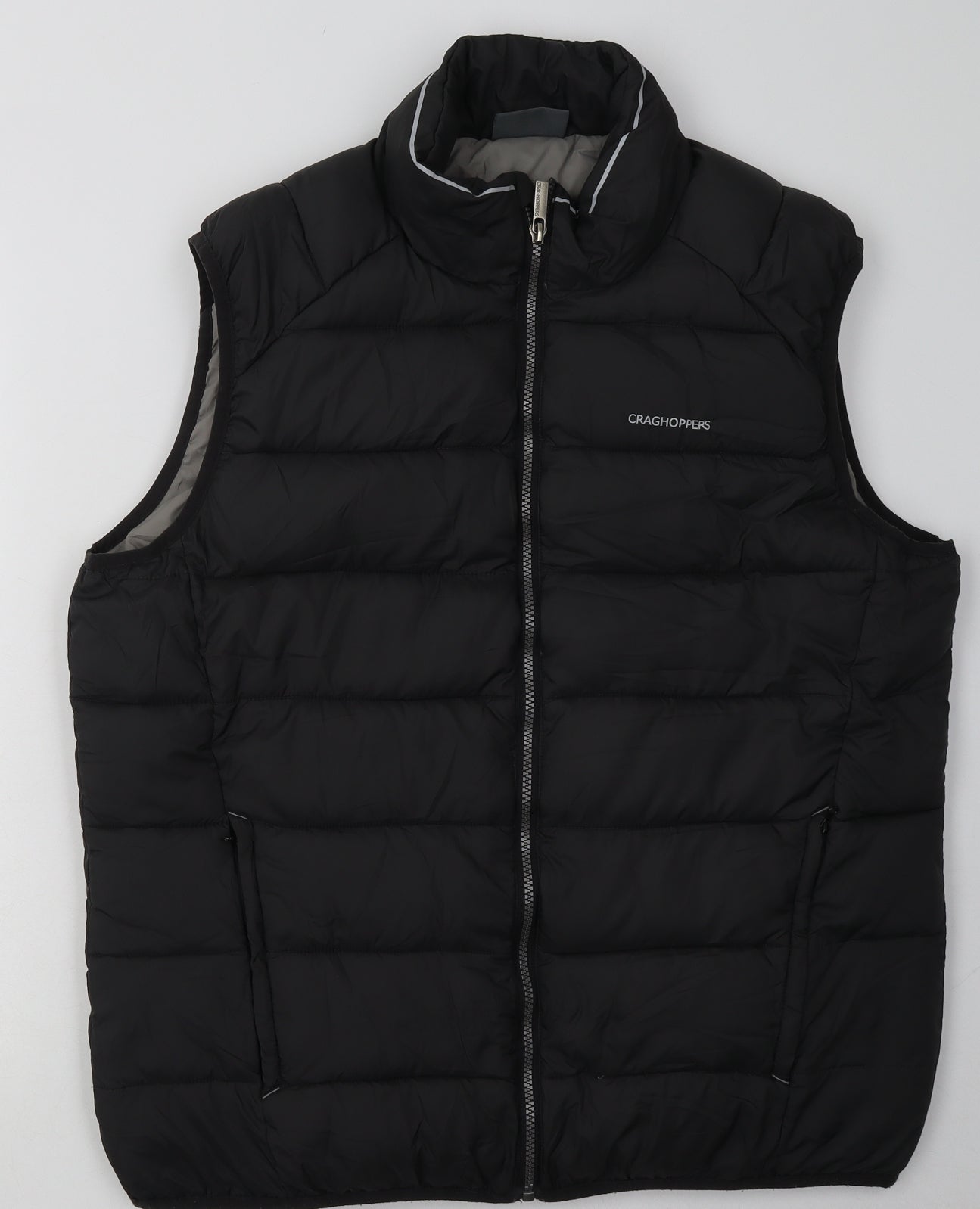 Craghoppers Mens Black   Gilet Jacket Size L  Zip