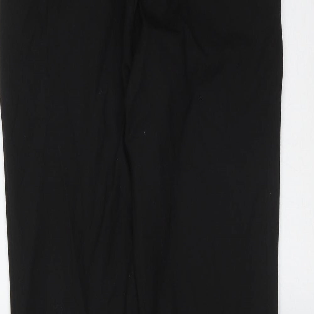 NEXT Boys Black  Polyester Dress Pants Trousers Size 11 Years  Slim Zip - school